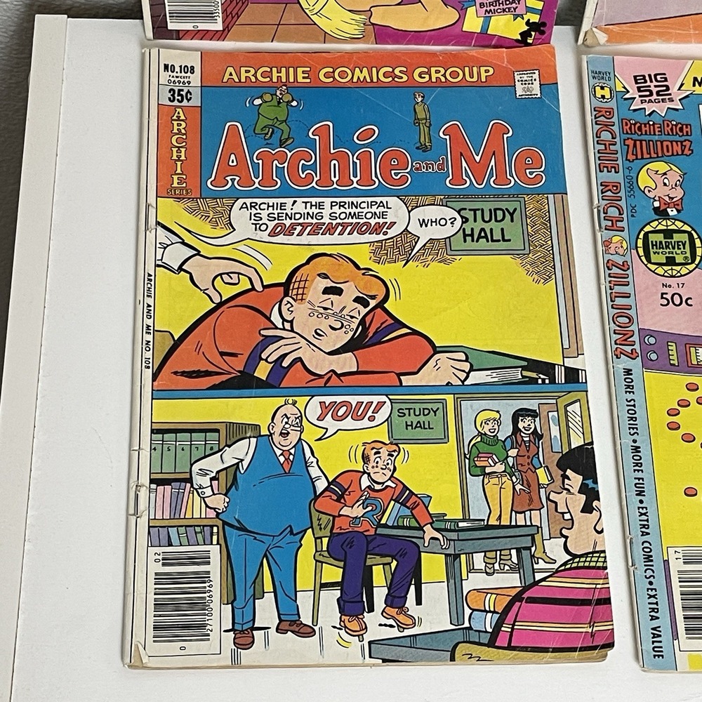 10 Vintage Whitman Disney Gold Key Comic Books Looney Tunes Tinker Bell Archie - Picture 8 of 14